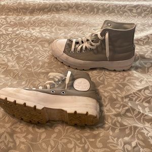 custom made platform converse